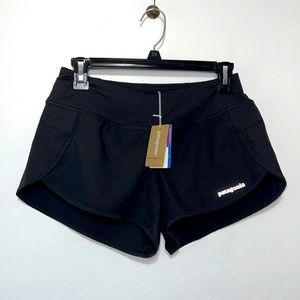NWT Patagonia black stride shorts size Small